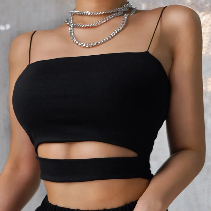 Streetwear Basic Crop Cami