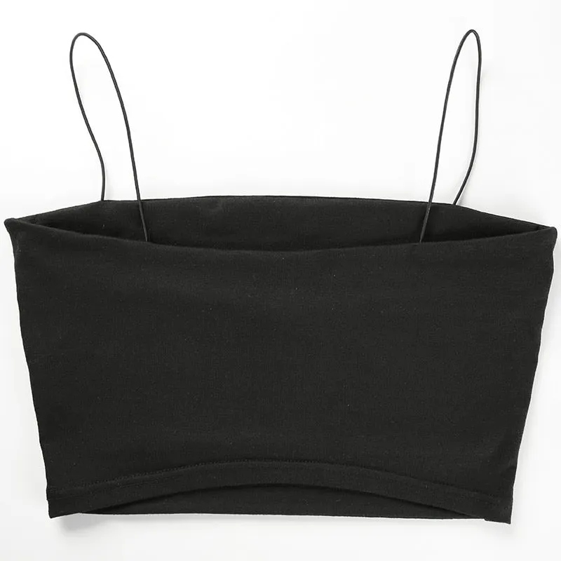 Streetwear Basic Crop Cami
