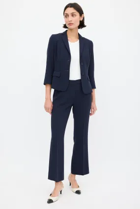 Studio Navy Cropped Suit