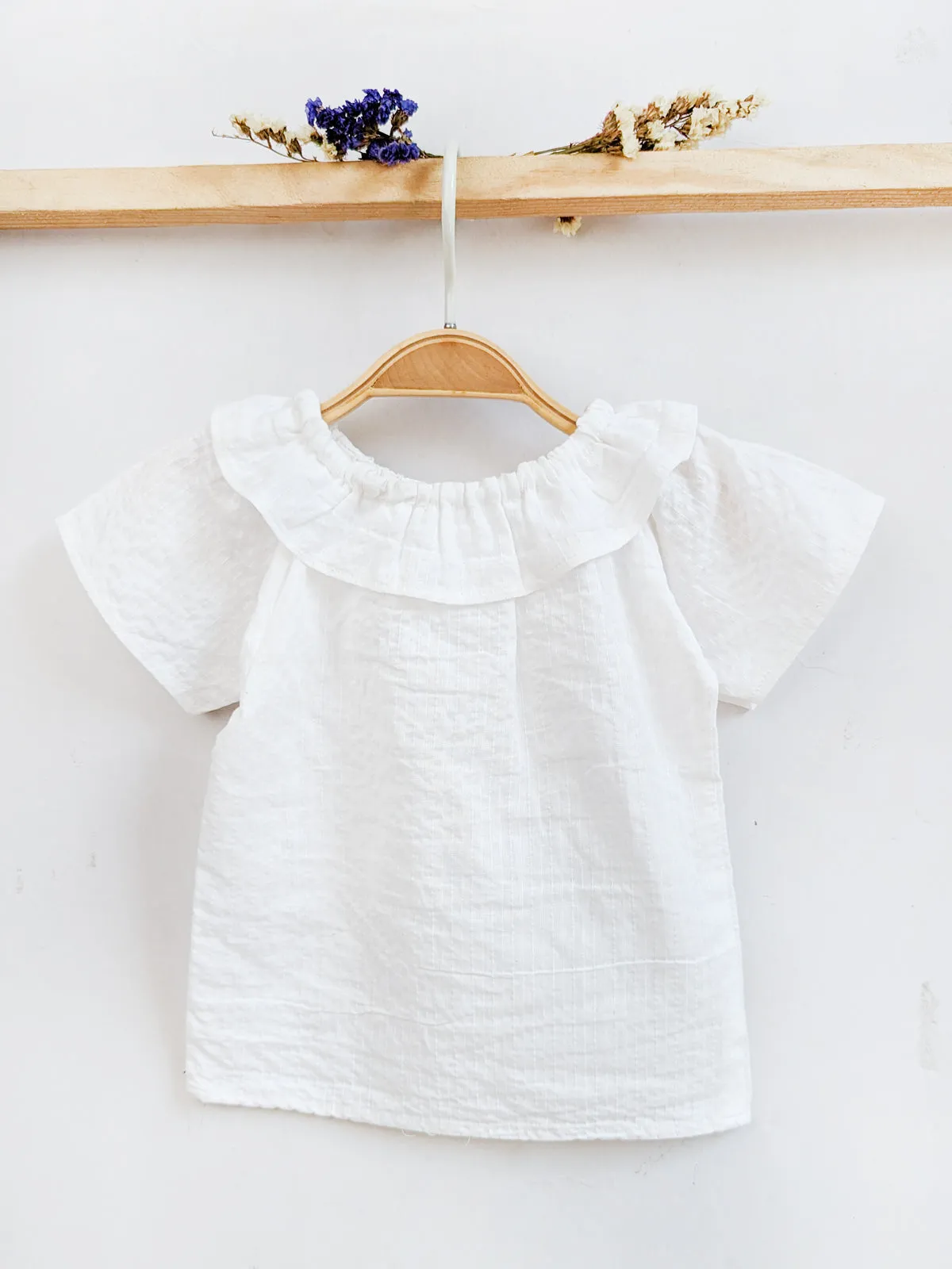 Summer Lemon Refreshing Floral Printed Baby Girl Skirt Top