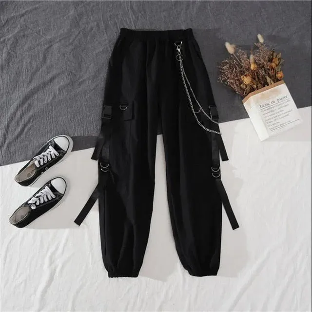 Tenue crop top cargo