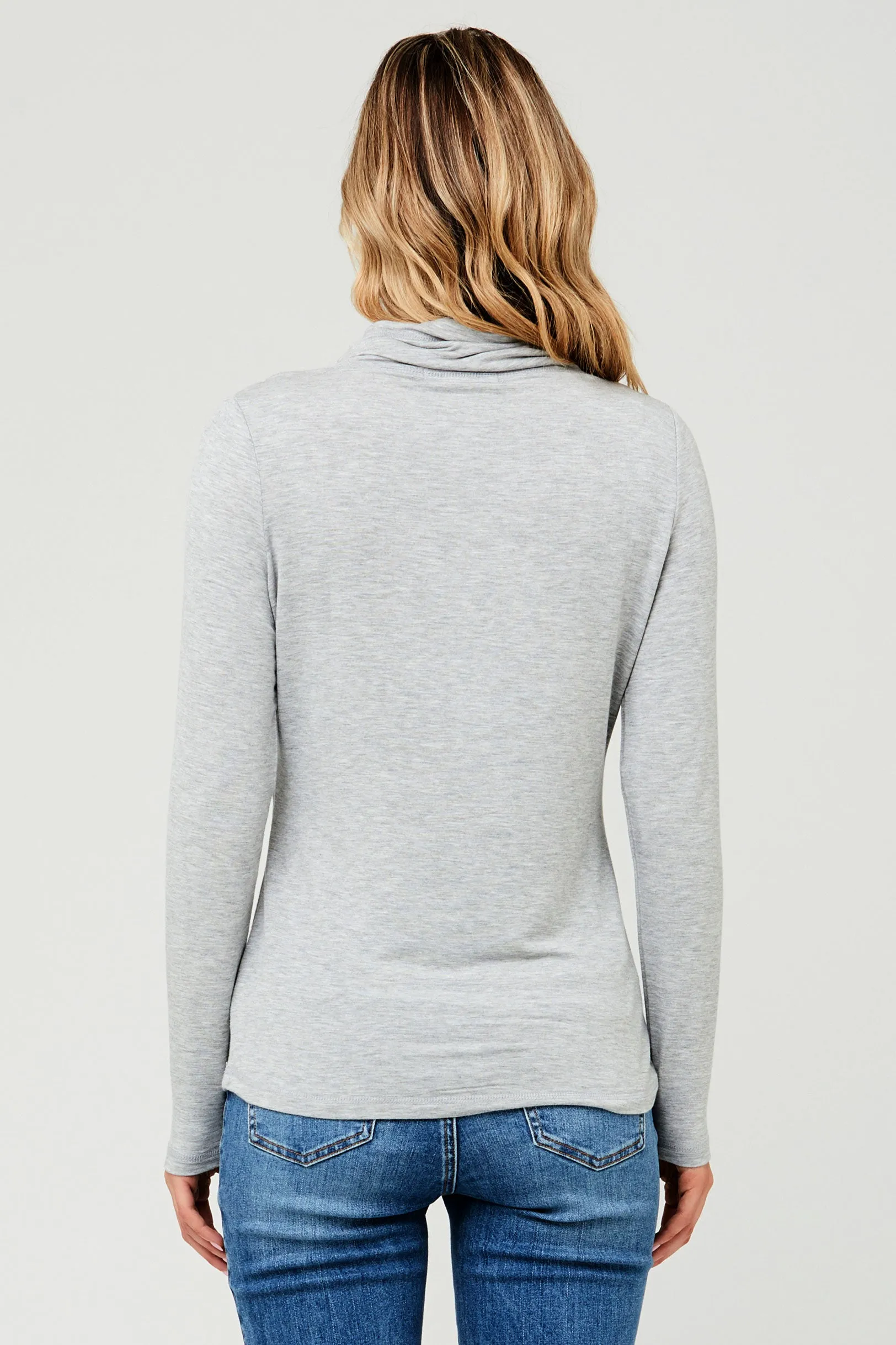 Terry Silver Marle Maternity Nursing Top Ripe