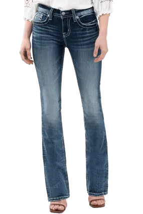 The Boot Jack Mid Rise Cut Boots Jeans