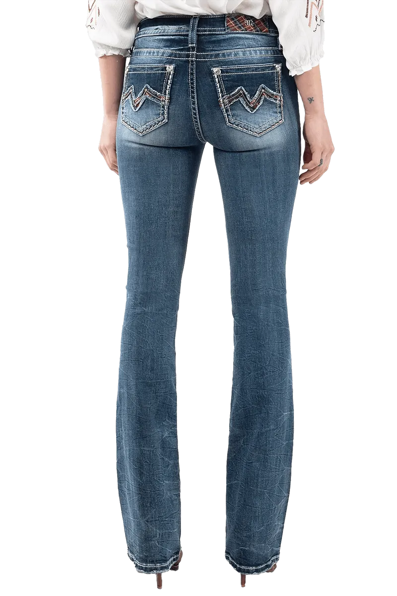 The Boot Jack Mid Rise Cut Boots Jeans