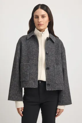 Toorallie, Wool Jacket | Herringbone