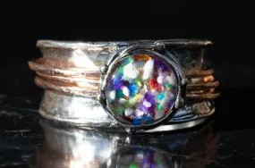 Two Tone Spin Ring