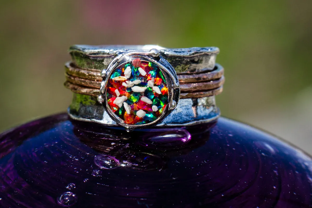 Two Tone Spin Ring