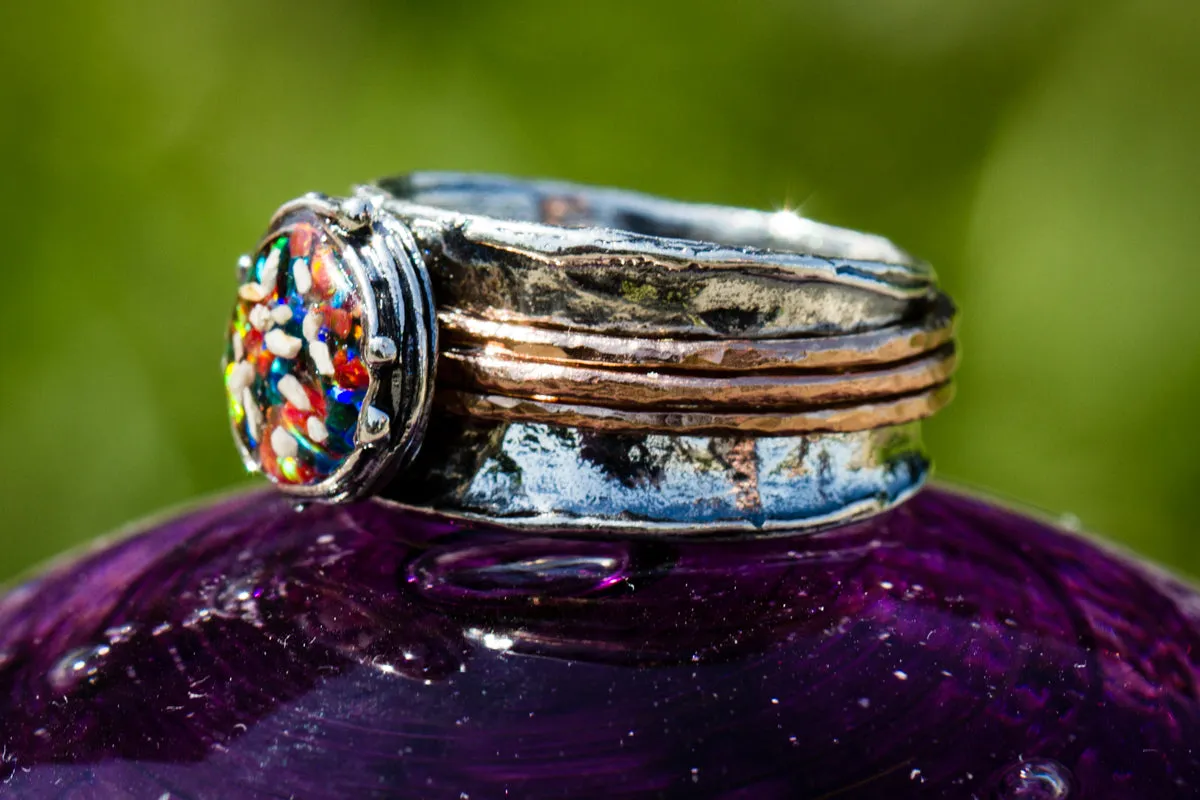 Two Tone Spin Ring