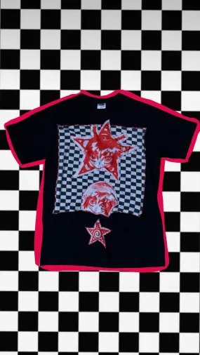 UNISEX Manga checker unisex top- M