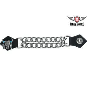 Vest Extender W/ Steer Skull Graphic