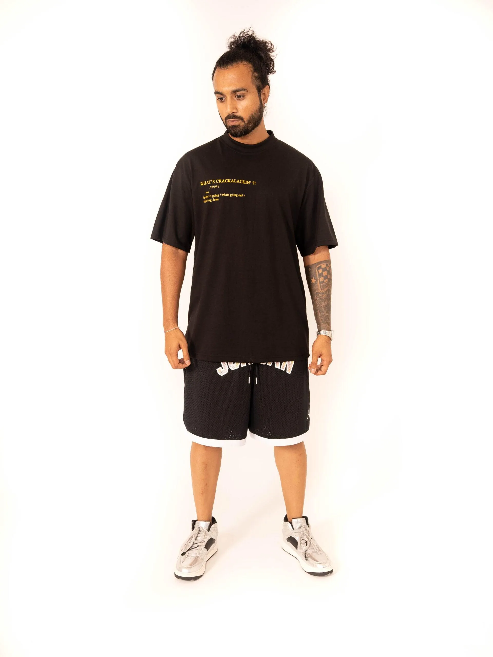 What’s Crackalackin Drop Shoulder T-Shirt