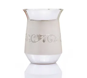Wide Mouth Silver Glass - IJSH019
