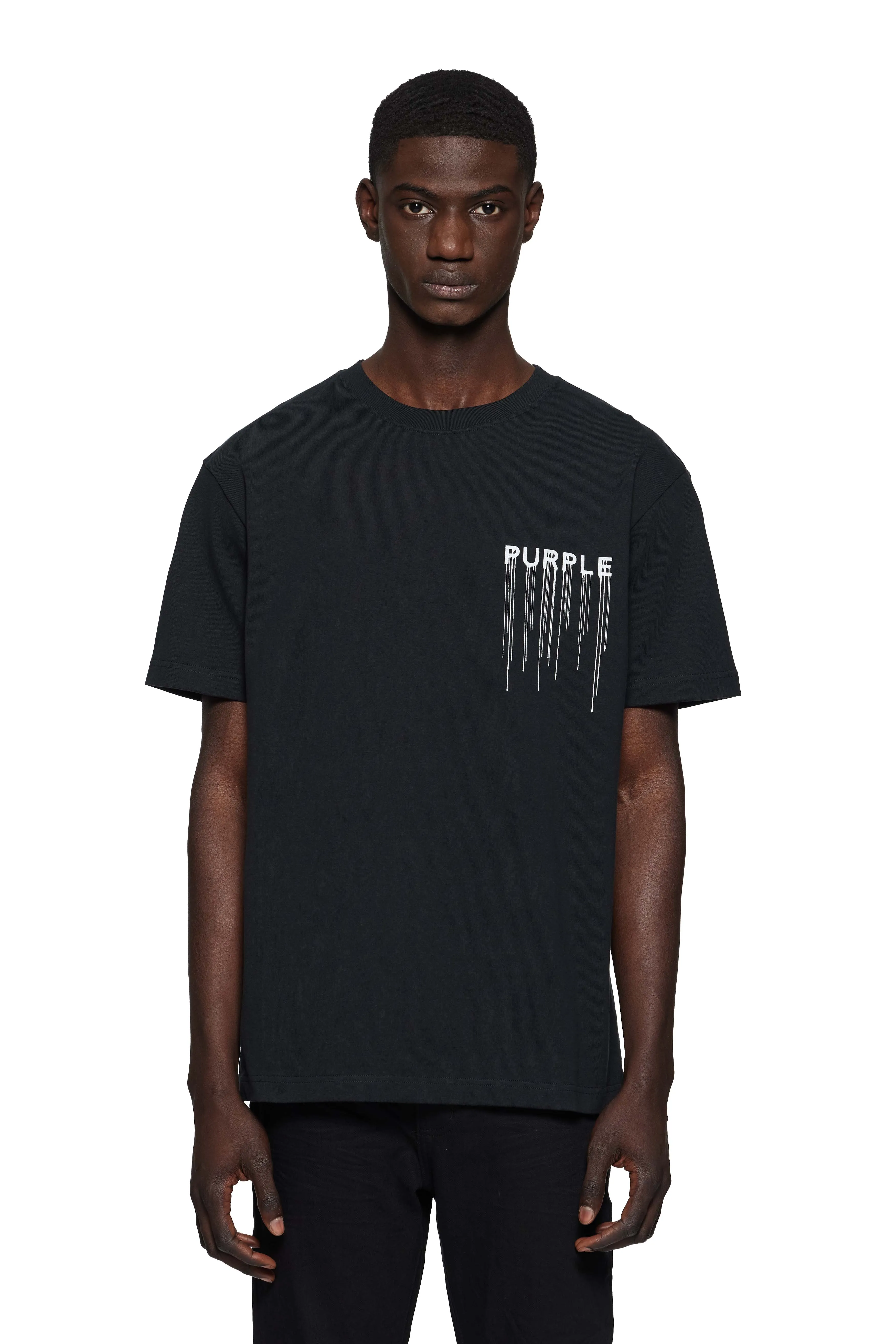 Wordmark Drip Tee (Black) - P117-HBWD125