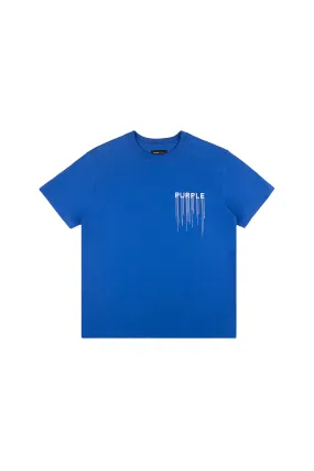 Wordmark Drip Tee (Blue) - P117-HMWD125