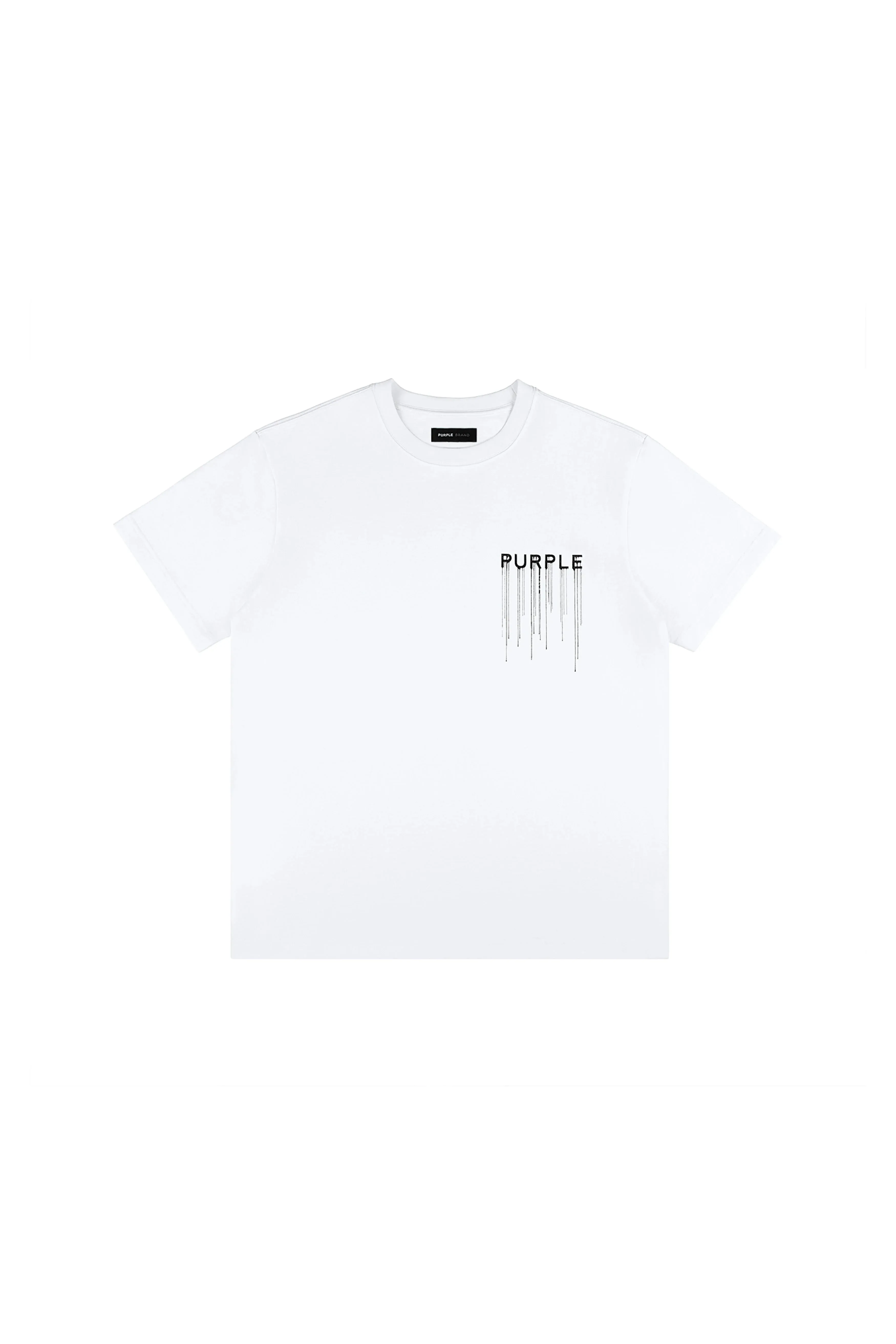 Wordmark Drip Tee (White) - P117-HWWD125