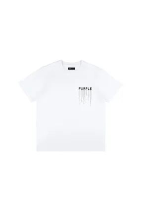 Wordmark Drip Tee (White) - P117-HWWD125