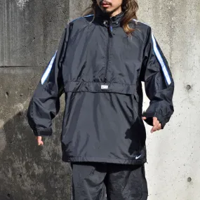 Y2K NIKE 裏地付き ハーフジップ ナイロンプルオーバー 240331