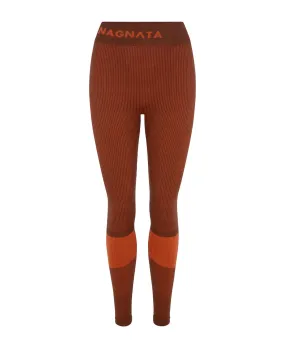 YANG RIB LEGGING - HENNA/CEDAR