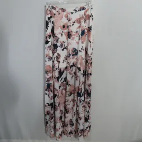 YUMI KIM Gypset Cream Pink Maxi Skirt Floral French Maison Size Small